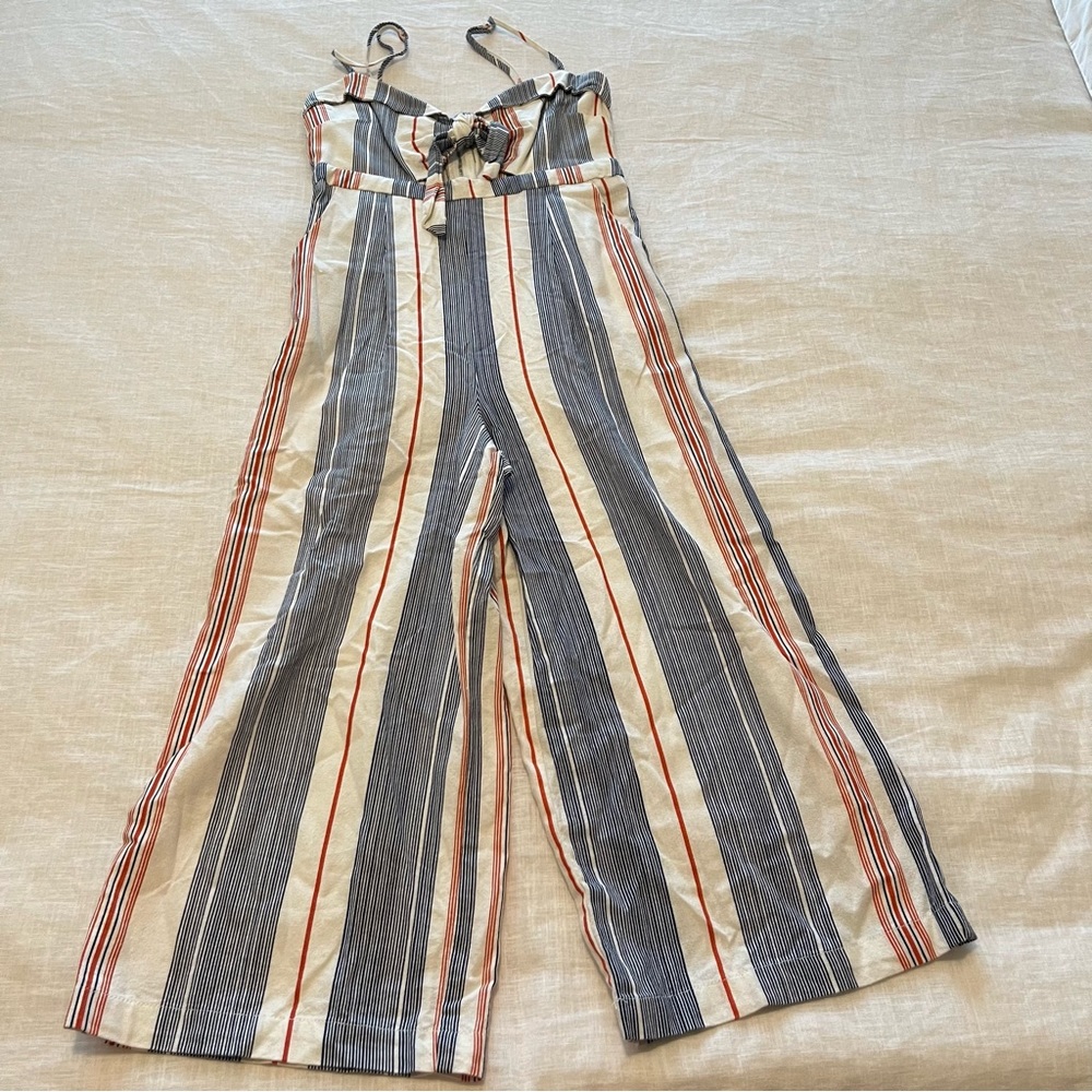 Forever21 Striped Jumpsuit
